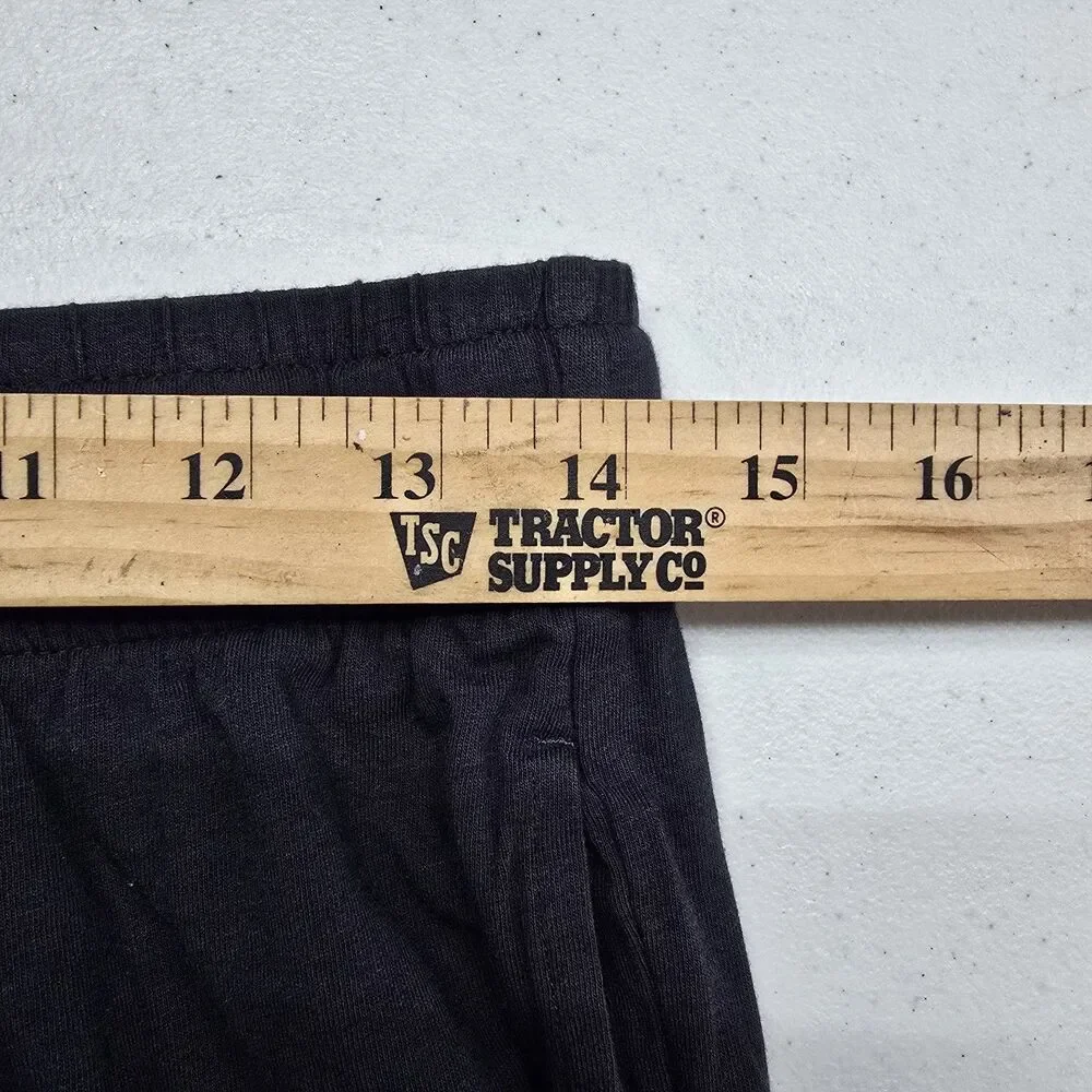 Hanes Lounge Pants Womens Med Navy Blue Pockets Elastic Drawstring Waist
